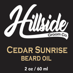 Beard Oil - Cedar Sunrise Scent - 2oz/60ml